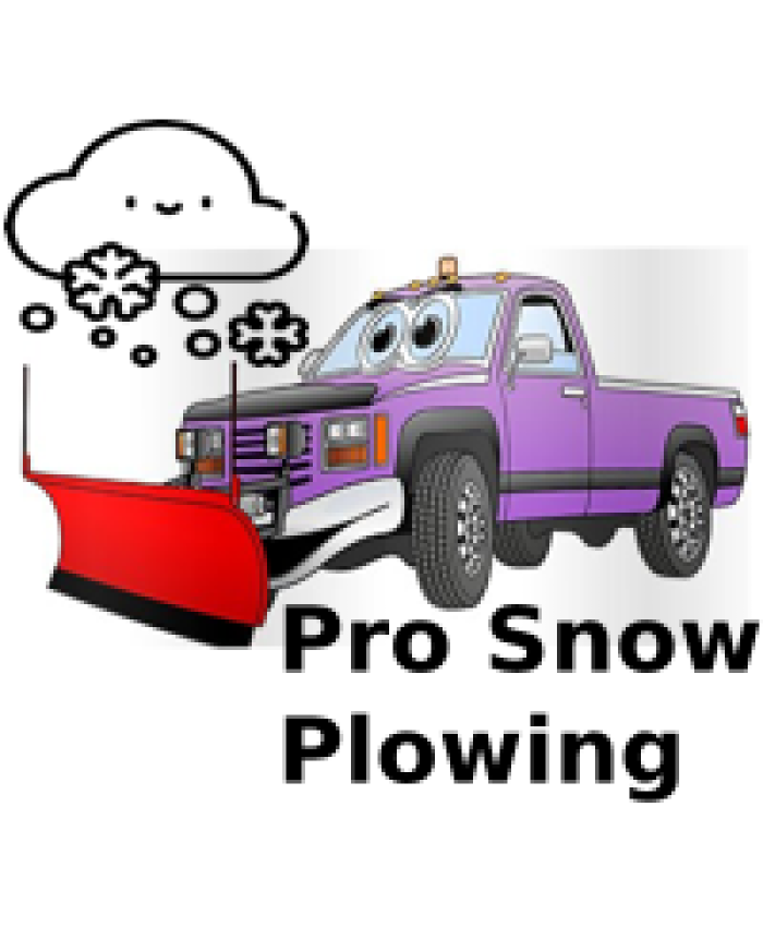 Snow plowing services